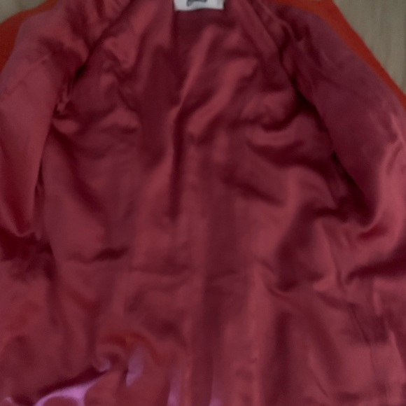 Geoffrey Beene red tailored coat - Picture 6 of 13
